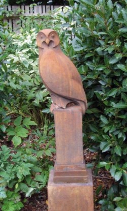 Picture of Owl Stone Sculpture (Art of Stone)