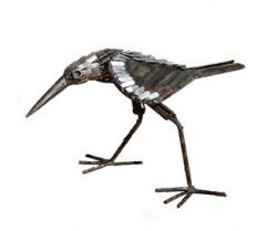 Picture of Sandpiper Bird Metal Garden Ornament (Pecking)