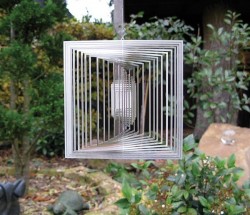 Picture of Square Stainless Steel Wind Spinner