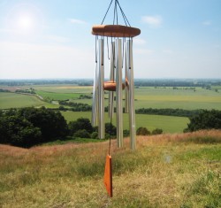 Picture of Silver Arias Wind Chime 30 inches