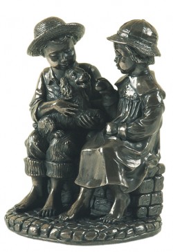 Picture of Puppy Love Bronze Figurine