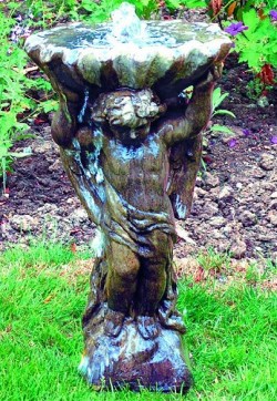 Picture of Angel and Shell Stone Fountain