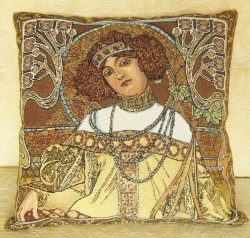 Picture of Mucha Autumn Cushion