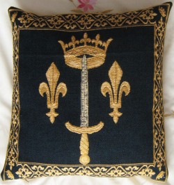 Picture of Sword and Crown Cushion