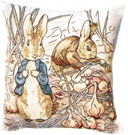 Picture of Peter Rabbit and Benjamin Bunny Cushion