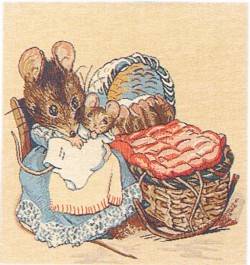 Picture of Beatrix Potter Mice Cushion