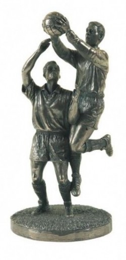 Picture of High Fielding Footballer Bronze Statue