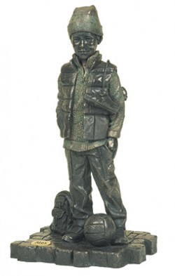 Picture of Off to the Game Bronze Figurine