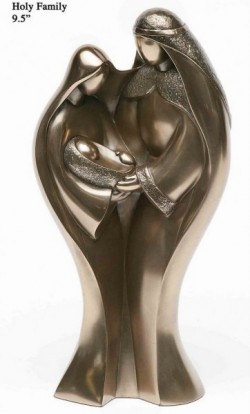 Picture of Holy Family Bronze Figurine