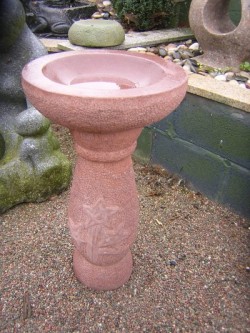 Picture of Red Sandstone Bird Bath