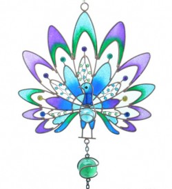 Picture of Fancy Peacock Wind Chime