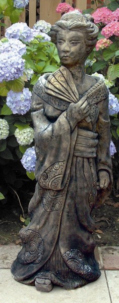 Picture of Japanese Lady Stone Statue