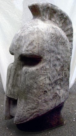 Picture of Trojan Helmet Large Stone Sculpture
