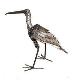 Picture of Curlew Bird Metal Garden Ornament (Upright)