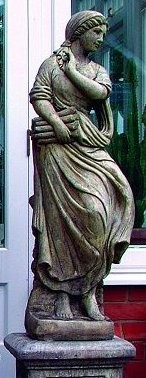 Picture of Winter Lady Stone Statue