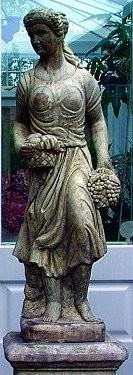 Picture of Autumn Lady Stone Statue