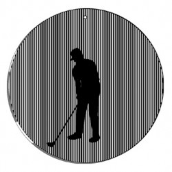 Picture of Golfer Animated Suncatcher Wind Spinner