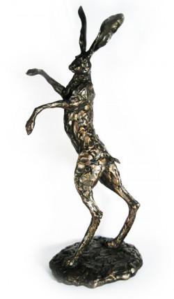Picture of Dancing Hare Bronze Sculpture (Premier Collection)