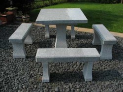 Picture of Square Garden Suite (Granite Table and Benches)