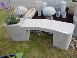 Picture of Polished Bench and Planter (Granite)