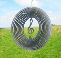 Picture of Music Note Silver Spinner