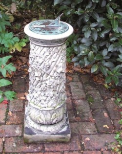 Picture of Vine Stand Verdigris Sundial