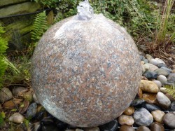 Picture of Drilled Granite Sphere 60 cm (Grey)