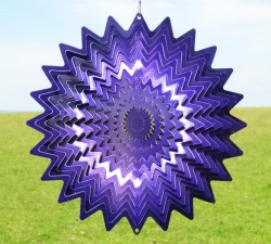 Picture of Splash Wind Spinner (Purple) 12 inch