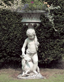 Picture of Child with Goat and Jardiniere