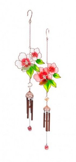 Picture of Flowers and Leaves Wind Chime