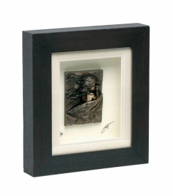 Picture of Girl Sleeping Framed Bronze