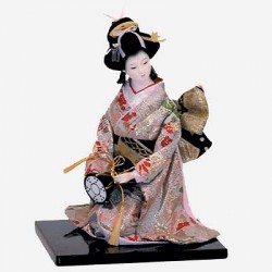 Picture of Japanese Lady with Drum