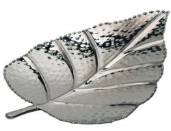 Picture of Hazel Leaf Metal Serving Platter (26cm)