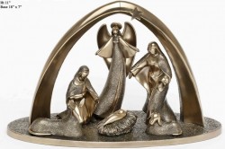 Picture of Nativity Scene with Angel (Large)