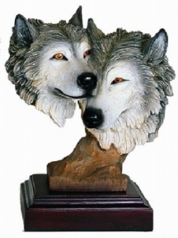Picture of Two Wolves Ornament