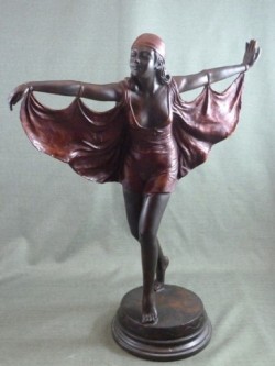 Picture of Bat Dancer Bronze Statue 62 cm