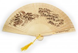 Picture of Great Wall Sandalwood Fan