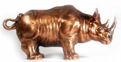 Picture of Rhinoceros Copper Ornament