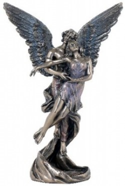 Picture of Angel and Woman Figurine