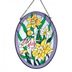 Picture of Flower Fairy Oval Suncatcher