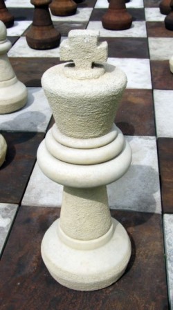 Picture of King Chess Piece Stone Ornament