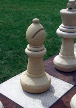 Picture of Bishop Chess Piece Stone Ornament