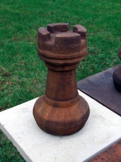 Picture of Rook Chess Piece Stone Ornament