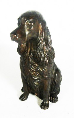 Picture of Spaniel Sitting Bronze Ornament