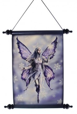 Picture of Snow Fairy Art Scroll (Anne Stokes)