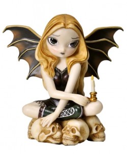 Picture of Candle in Dark Fairy Figurine (NEW)