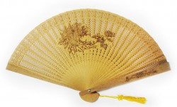 Picture of Flower Sandalwood Fan