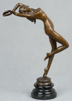 Picture of Graceful Nude Lady Bronze Figurine