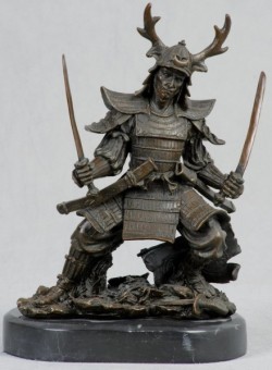 Picture of Samurai Warrior Bronze Figurine