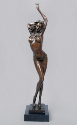 Picture of Nude Dancer Bronze Figurine 55 cm